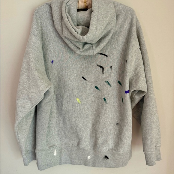 MNML Grey Painters Hoodie - Picture 4 of 7